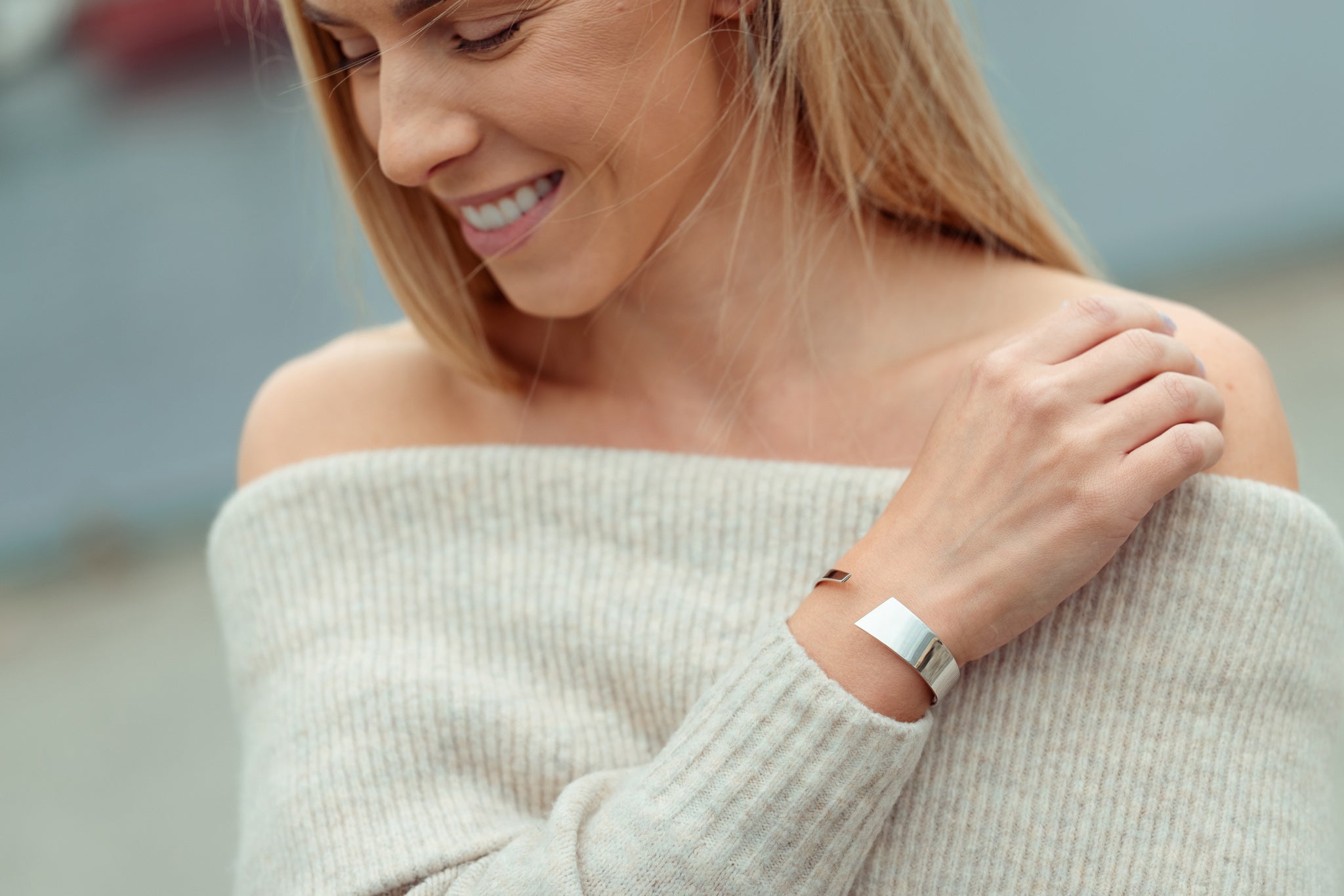 Silver bangle