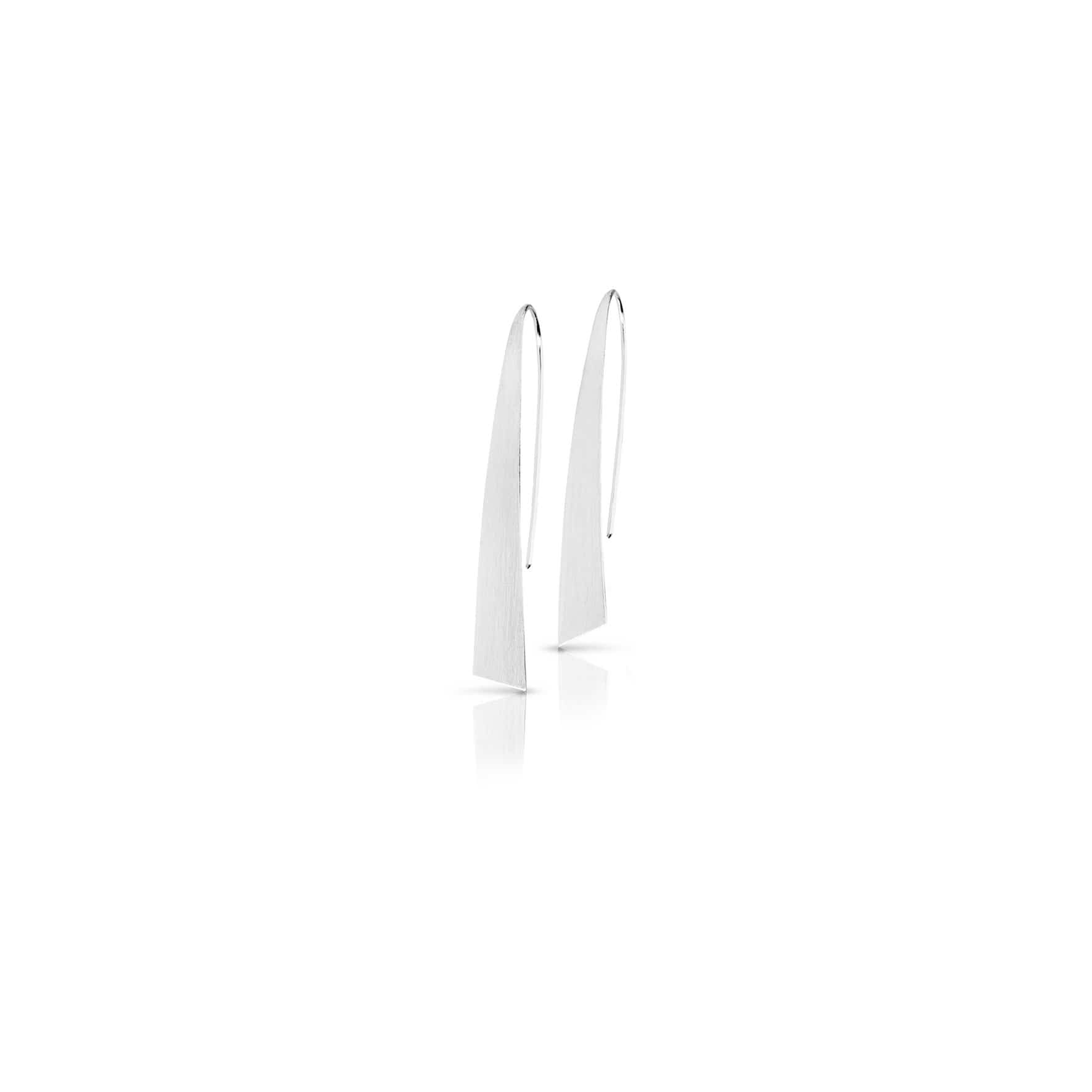 Beautiful and brushed earrings