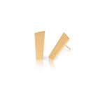 Earrings with a finish crafted from 14k gold