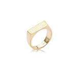Signet ring in gold by Ekenberg